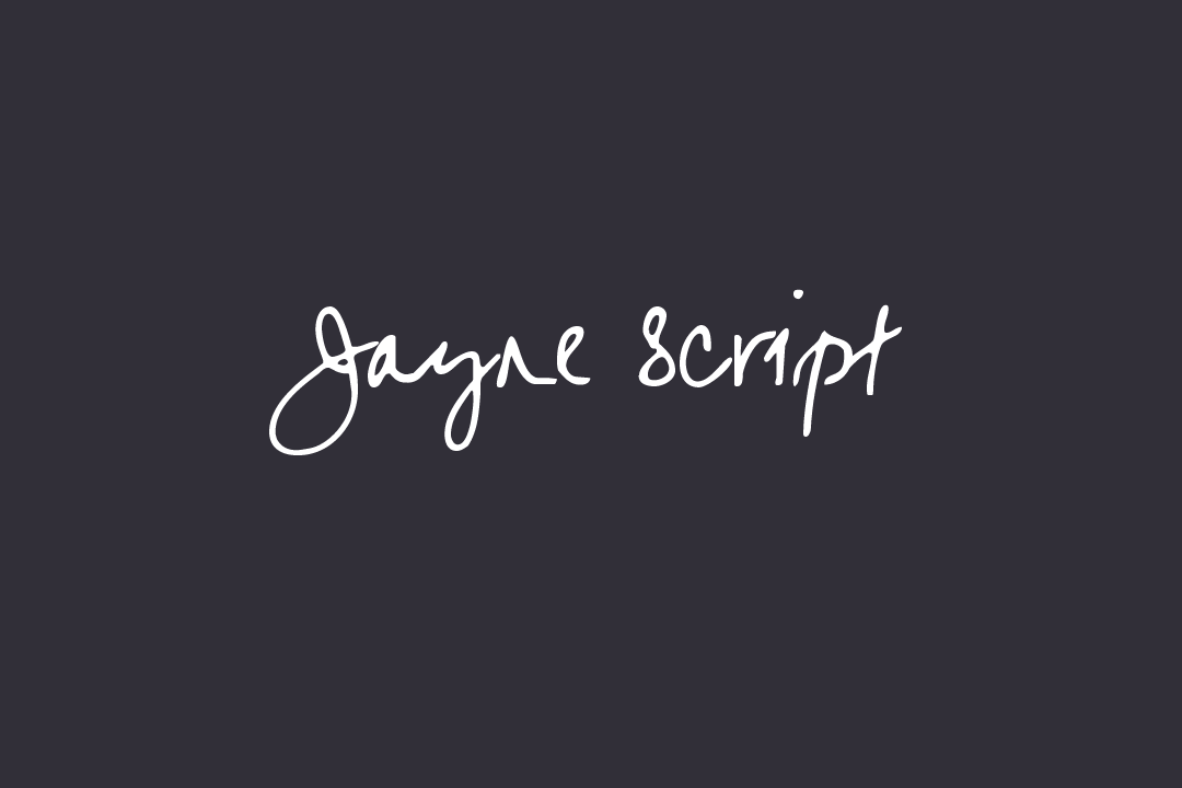 Jayne Script and Print is a favorite free font package. Grab it here